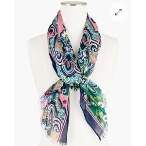 NWT Talbots Elaborate Medallion Oblong Scarf‎ Quiet Luxury